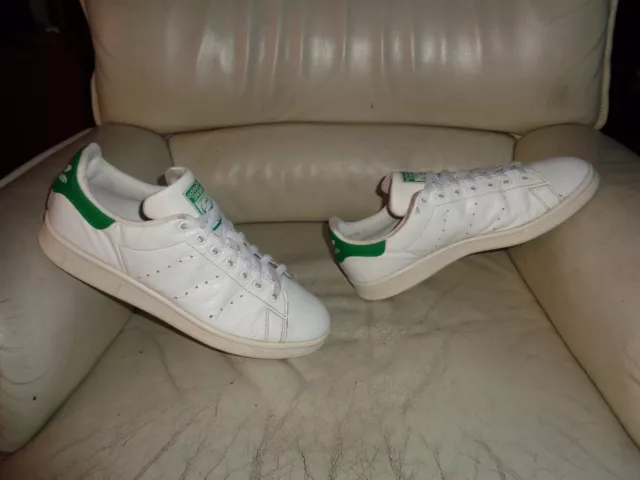 Adidas Stan Smith Green Tissé Used - Sneakers T. 42 Occasion - US 8,5 / UK 8