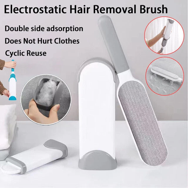 Pet Dog Cat Hair Remover Reusable Sofa Clothes Lint Cleaning Brush Fur Wizard