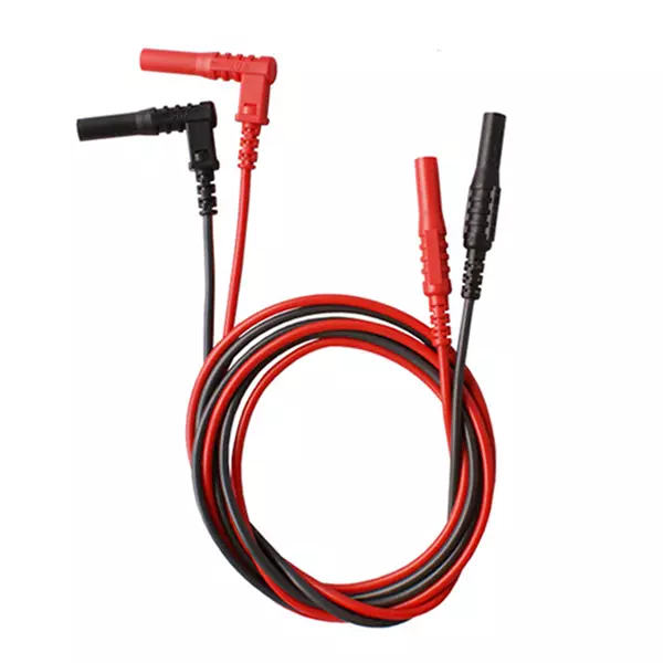 Red and Black Silicone Multimeter Electrical Test Lead Set- Fluke Megger LDM204