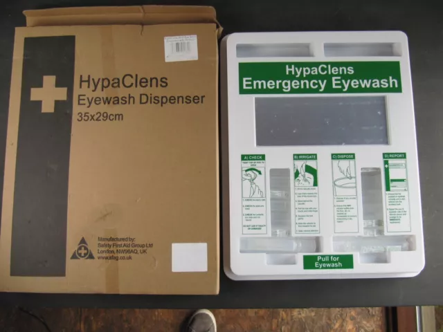 HypaClens Dispenser lavaggio occhi 20 ml con 25 baccelli - Pronto soccorso di sicurezza
