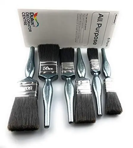 All Purpose Paint Brushes Dulux Trade  Filament-Bri Pack of 6 2