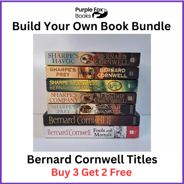 Bernard Cornwell - Build Your Own Book Bundle - Buy 3 Get 2 Free