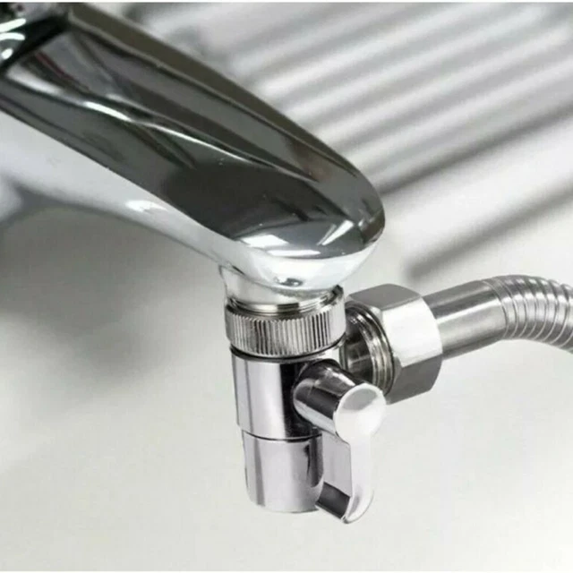 Wannenauslauf Mit Adapter – 4-in-1 Für Verschiedene Rohranschlüsse, Chrom, Aus Metall