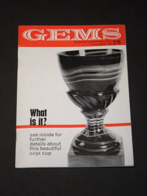 GEMS The British Lapidary Magazine July/August 1969 - FIRST ISSUE!