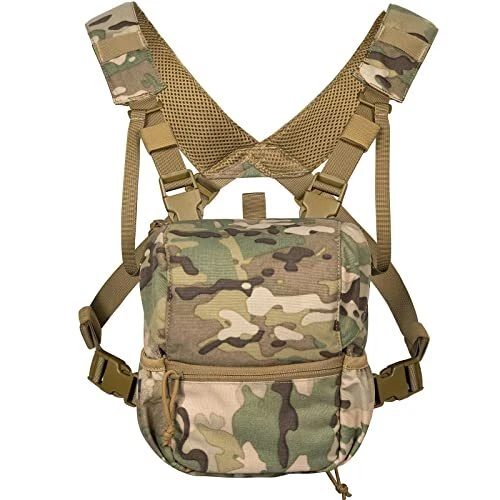 Binocular Harness Adjustable Binocular Harness Chest Pack with Rain C...