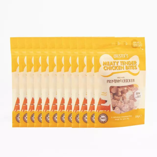 Chester's Meaty Tender Chicken Bites (12 x 50g Pack)