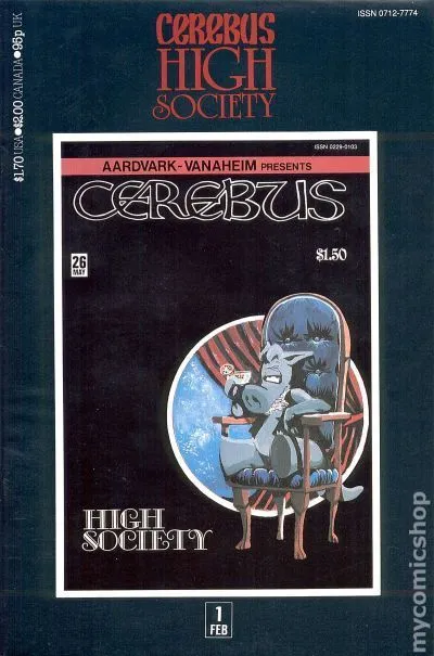 Cerebus High Society #1 FN 1990 Stock Image