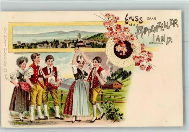 13404829 - Appenzell Appenzeller Tracht Tanz Verlag Carl Kuenzli Nr.1476