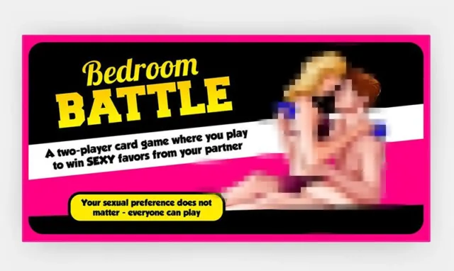 Bedroom Battle Board Game Award Winning Sex Card Command For all Adult Couples 2