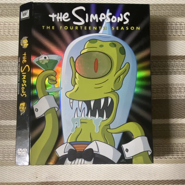 THE SIMPSONS THE Fourteenth Season 14 (4-DVD, Set) With Manual