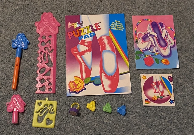 Vintage Lisa Frank Ballerina Shoes Bundle