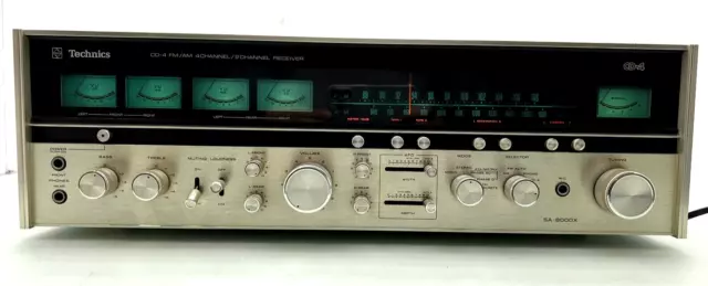 Technics SA-8000X CD-4 FM AM 4 Channel / 2 Channel Receiver Als Erzatteil DEFEKT