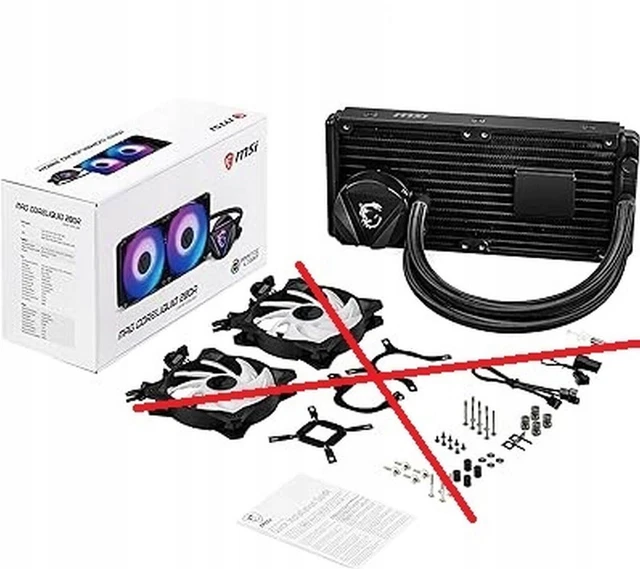 CPU MSI MAG CORELIQUID 280R AIO refroidissement par eau, manque EUR 47 ...