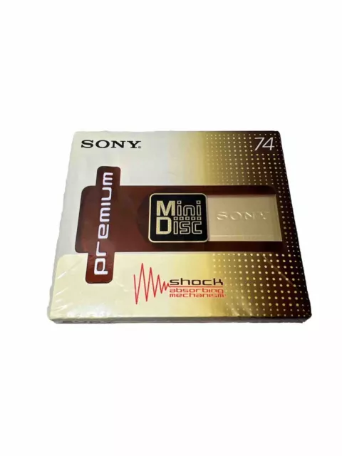 Sony MDW74 Premium MD MiniDisc, NEU & OVP, Recordable MD, 74 Min.