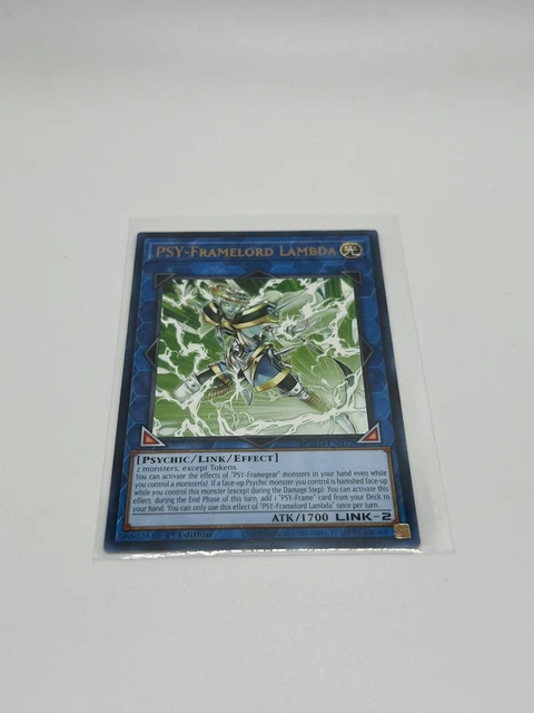 Yugioh! PSY-Framelord Lambda - MGED-EN077 Gold Rare - 1st ed NM