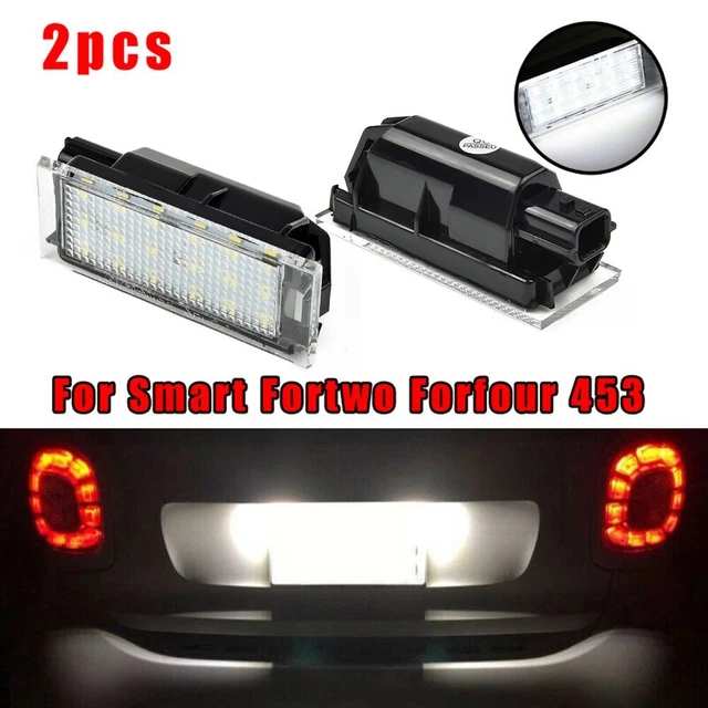 Kit 2 Feux LED Pour Plaque D’immatriculation - 12V/24V, étanche IP65 - Voiture, Camion, Remorque