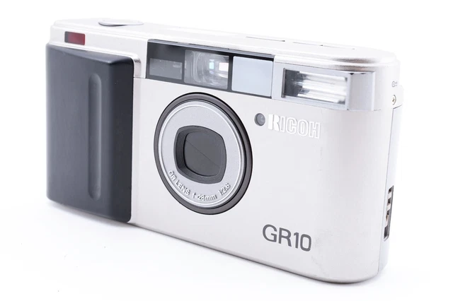 Ricoh GR10 Silver Point & Shoot 35mm Compact Film Camera From Japan [Excellent]