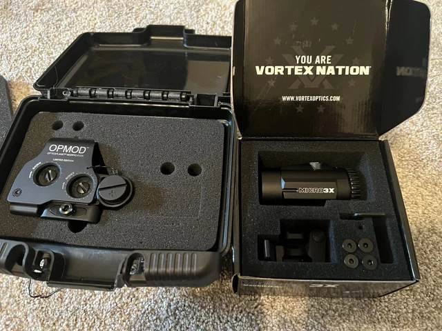 EOTech EXPS2-0 OPMOD, (HWS), Red Reticle + Vortex 3x Magnifier EOTech EXPS2-0 OPMOD, (HWS), Red Reticle + Vortex 3x Magnifier