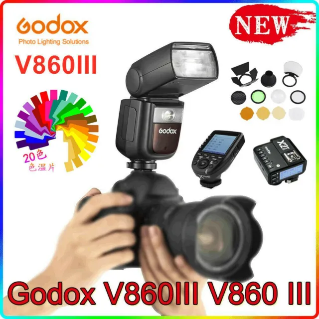 GODOX V860III V860 III 1/8000S 2.4G E-TTL II HSS Camera Flash Light Speedlite