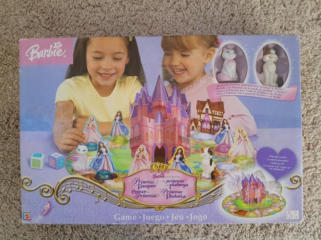 MATTEL BARBIE THE Princess And The Pauper 2004 Board Game C0591 