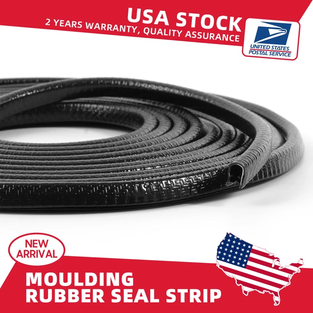 40ft Rubber Seal Weather Strip Door Window Lock Hood Edge Trim for Car Trunks
