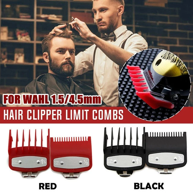coiffure 1,5 / 4,5 mm Annexe Machine de coupe Peigne de coiffure Guide Sécurité
