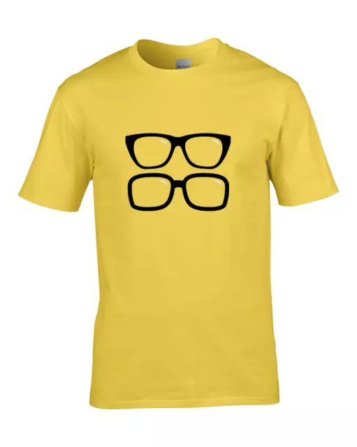 TWO RONNIES ICONIC GLASSES-  comedian inspired Men's Tshirt