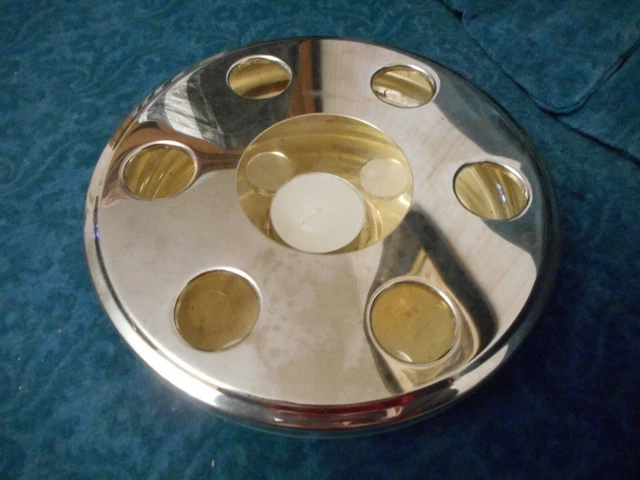 Assiette À Bougie Aluminium Argenté 14Cm Soucoupe Assiette À Bougie Aluminium Argenté 14Cm Soucoupe