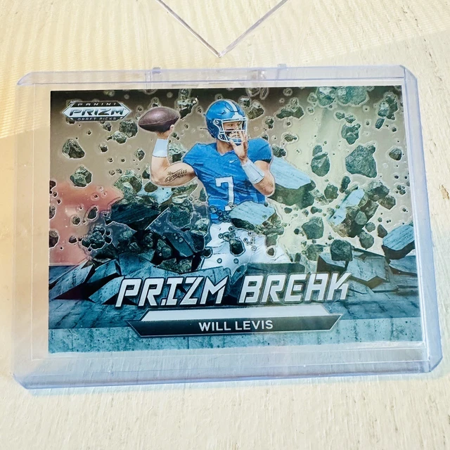 2023 Panini Prizm Draft Picks Will Levis Prizm Break Tennessee Titans RC