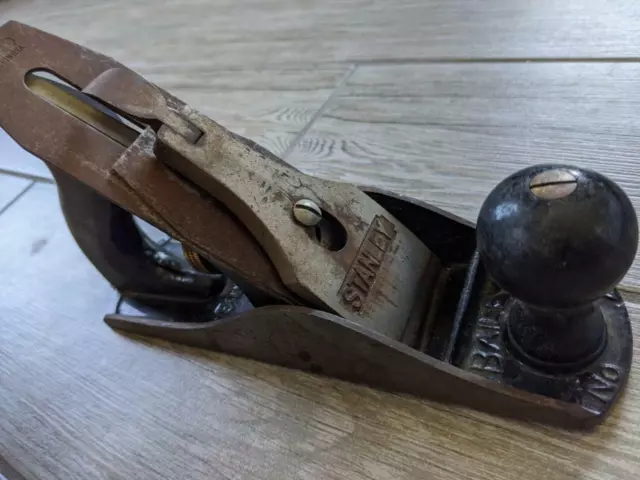 antique vintage STANLEY plane NO 4 made usa BAILEY