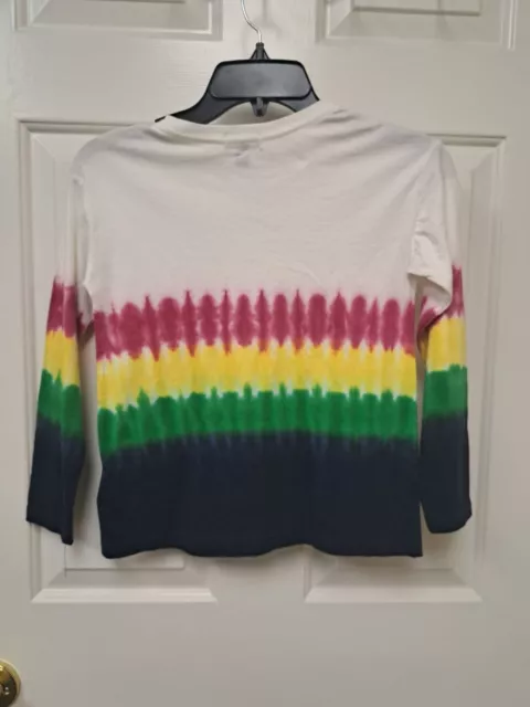 Girls Tiedye Polo Long Sleeve