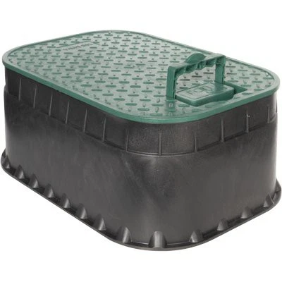 Pozzetto Rettangolare Medio 52x40x33cm Con Coperchio Verde - Autoirrigante Per Piante - Foto 8
