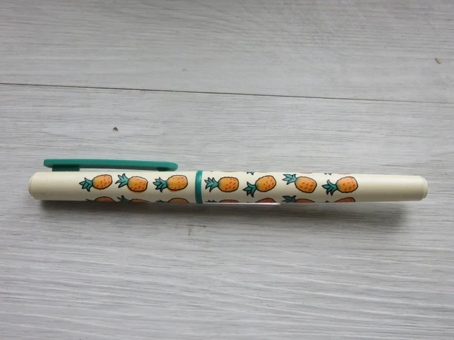 Stylo Plume Waterman JIF Jiffie Vert Acier Noir - Rare, Ancien Stock, Occasion