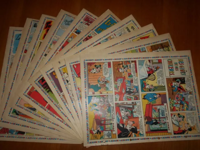 Le Journal De Mickey Lot De 10 N°280 A 289 An 1957 Bon Etat Complet Avec Bons 2