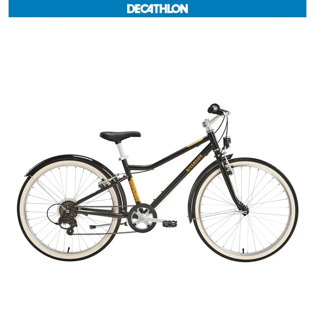 BTWIN KIDS 24 Inch Hybrid 6 Speeds Bike Riverside 500 Children 9