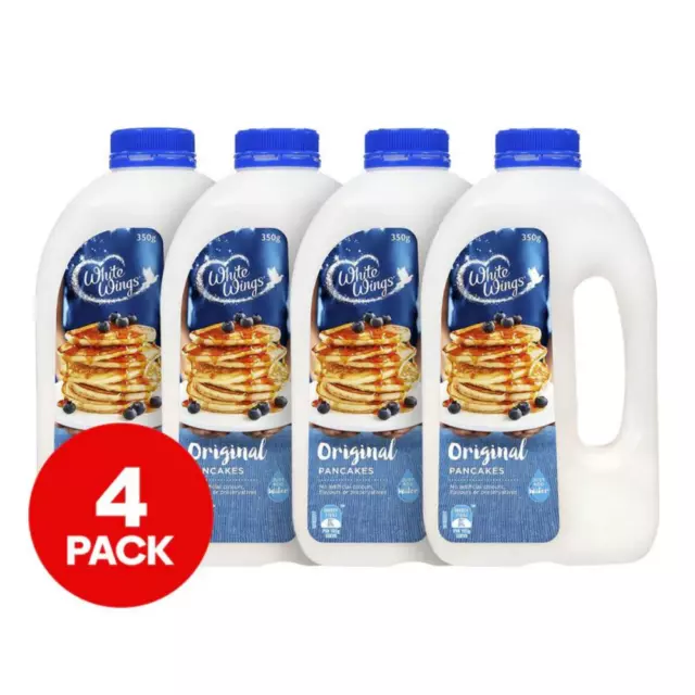 4 x White Wings Shaker Pancake Mix Original 350g AU Free Shipping