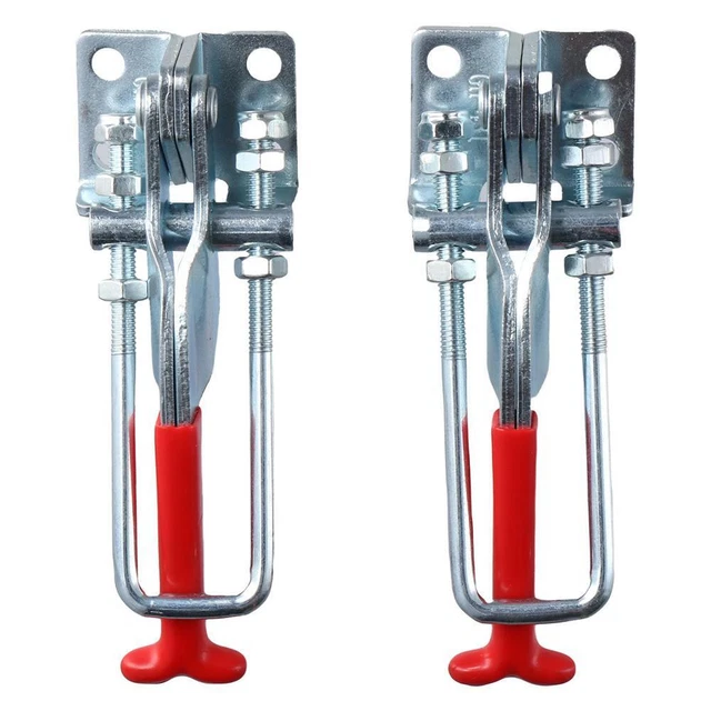 HEAVY DUTY SELF-LOCK Adjustable Pull Latches Toggle Clamps U Bolt ...