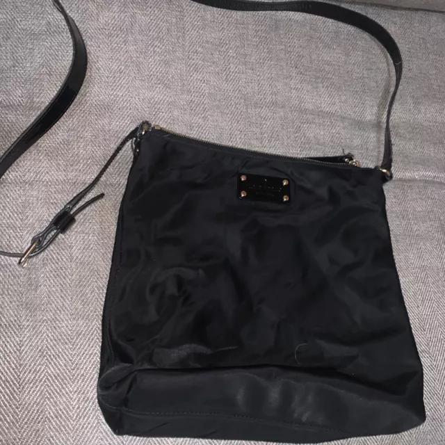 Kate Spade Rare Tote Bag New York RN 0102760 Ca 57710 Black Genuine Embossed