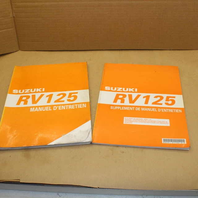 MANUEL REVUE TECHNIQUE D Atelier En Francais Suzuki Rv 125 Van Van 2003