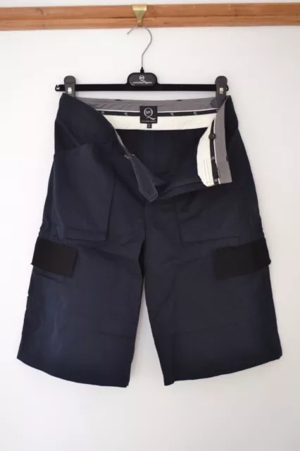 BRAND NEW GENUINE ALEXANDER McQUEEN McQ MENS SHORTS IN DARK BLUE COST £300 1