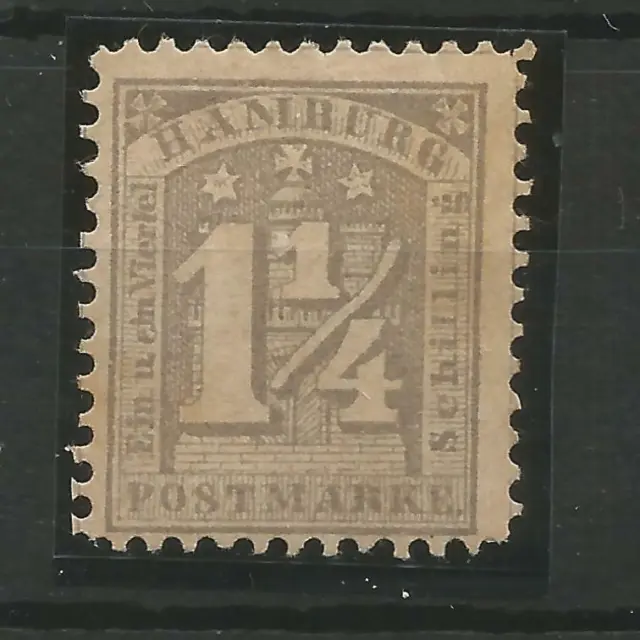 Germany -  Hamburg 1864 Very Fine Mint 11/4 Schilling Grey