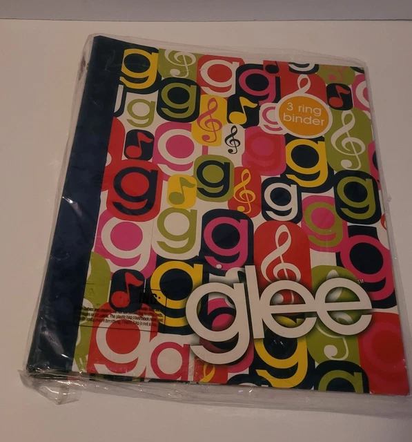 Fox Glee TV Show 3 Ring School Binder 2011 NEW Sealed Lea Michele Cory Monteith