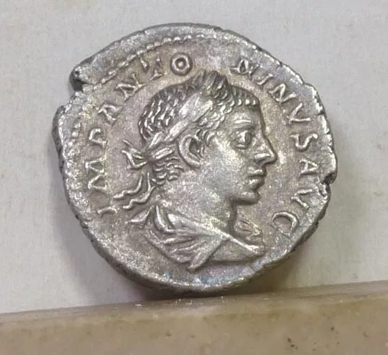 Rome Ar Denarius of Elagabalus. 218-222 AD Extremely Fine NO RESERVE