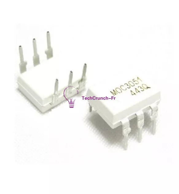 5Pcs  Ic Moc3051 Fsc Optocoupler Triac-Out 6-Dip New