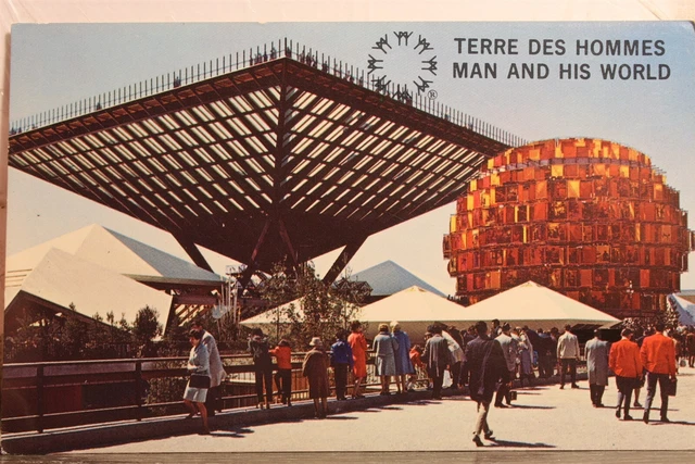 Canada Quebec Montreal Man and His World Memorial Expo Katimavik Postcard Old PC