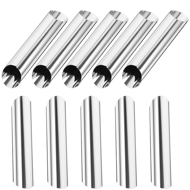 Set 41 Pezzi Per Cannoli E Cornetto - Stampi In Acciaio, Sac A Poche E Ugelli Per Decorazione - Foto 10