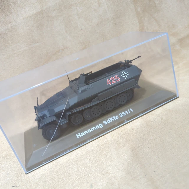 VINTAGE HANOMAG SDKFZ 251/1 Rocket Launcher Miliatry Vehicle Toy Model ...