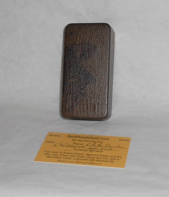 Gillette 1937 Sheraton TTO Refurbished Replated 24 Gold W Case X–37 10