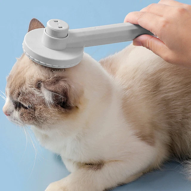 Pet Hair Remover Dog Cat Comb Grooming Massage Deshedding Self Cleaning Brush , 2