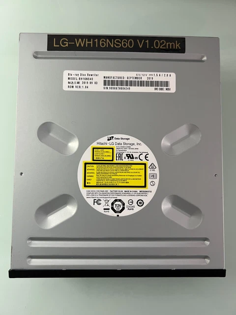 LG BH16NS40 with WH16NS60 FW v1.02mk - LibreDrive